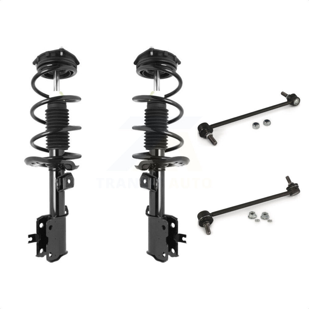[Avant] Kit d'ensemble de jambe de suspension avec ressort hélicoïdal pour Nissan Rogue AWD KSS-100894 par Transit Auto