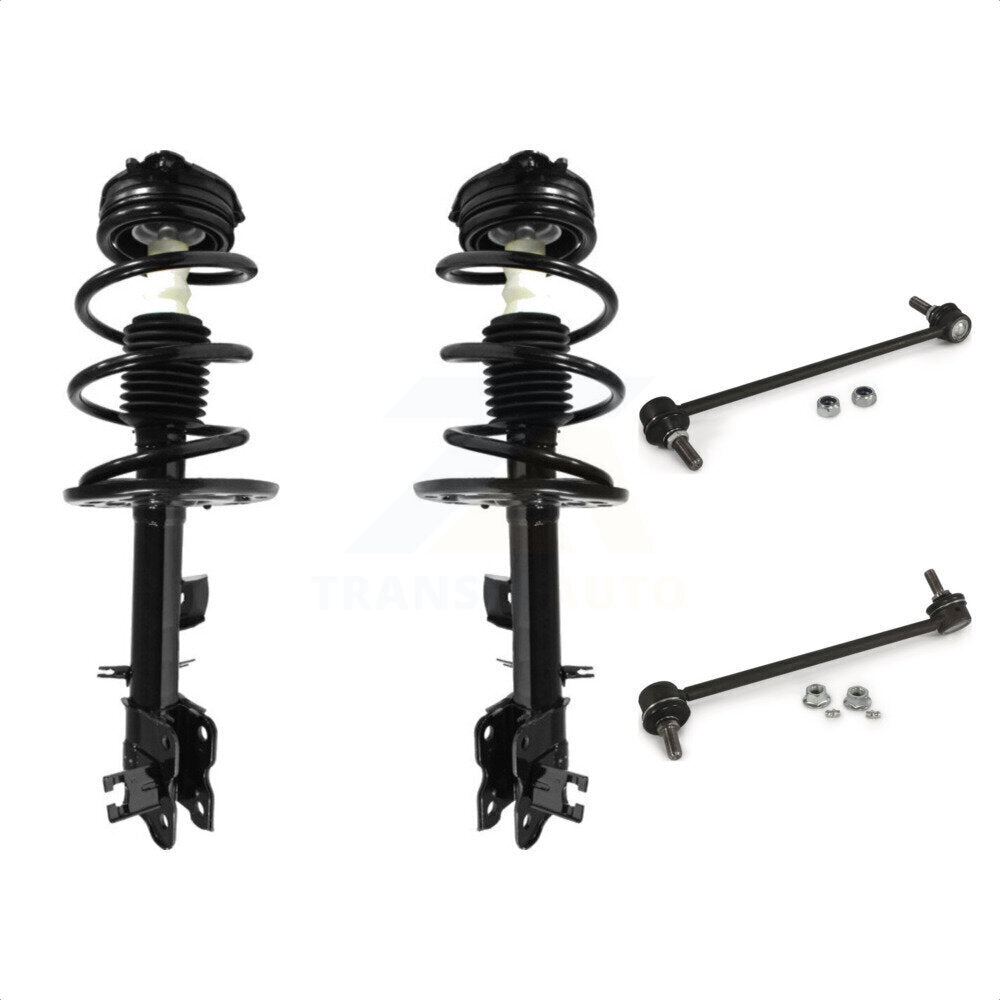 [Avant] Kit d'ensemble de jambe de suspension avec ressort hélicoïdal pour 2014 Nissan Murano CrossCabriolet KSS-100896 par Transit Auto
