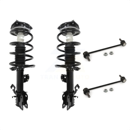[Avant] Kit d'ensemble de jambe de suspension avec ressort hélicoïdal pour 2011-2017 Nissan Juke S SL SV avec FWD Excludes All Wheel Drive Nismo Models KSS-100912 par Transit Auto