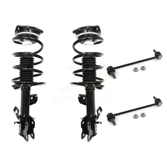 [Avant] Kit d'ensemble de jambe de suspension avec ressort hélicoïdal pour 2011-2017 Nissan Juke S SL SV avec AWD Excludes Wheel Drive Nismo Models KSS-100913 par Transit Auto