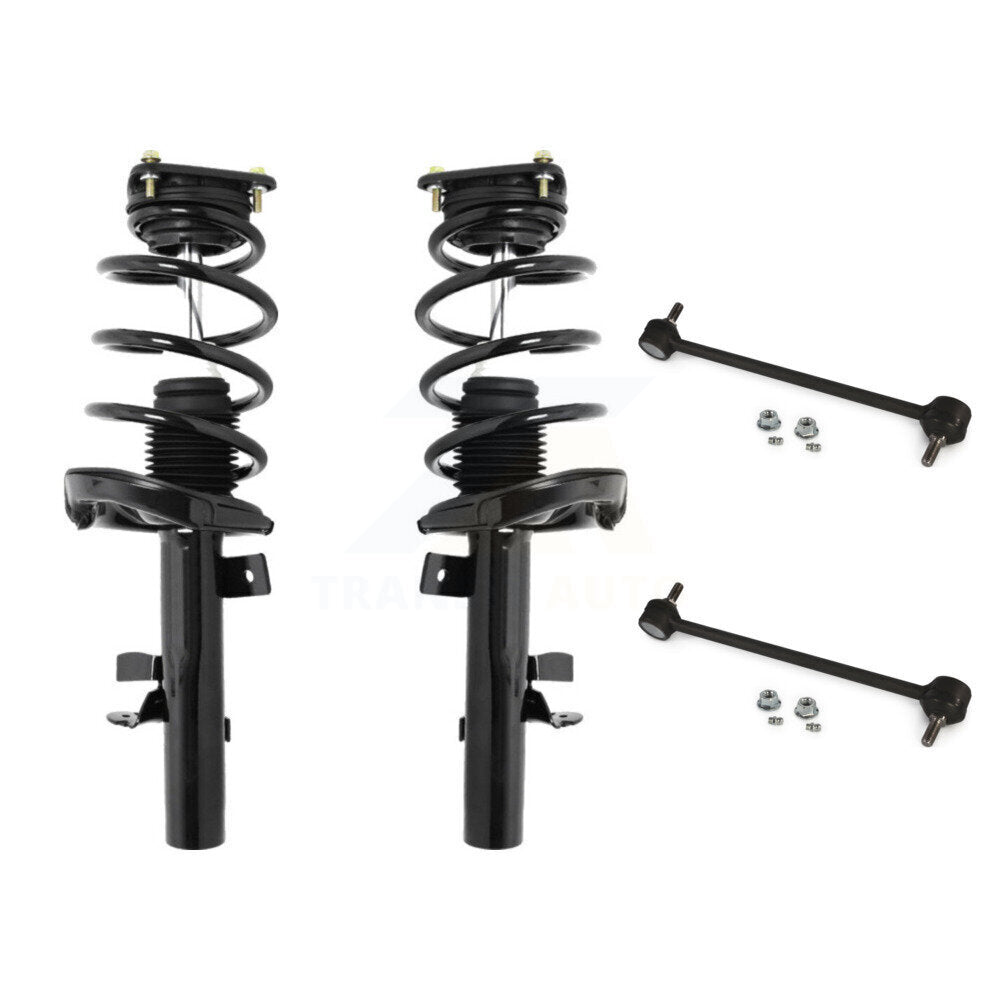 [Avant] Kit d'ensemble de jambe de suspension avec ressort hélicoïdal pour 2012-2018 Ford Focus Excludes Electric Engine Turbo KSS-100920