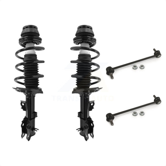 [Avant] Kit d'ensemble de jambe de suspension avec ressort hélicoïdal pour 2012-2017 Hyundai Accent Kia Rio KSS-100933 par Transit Auto