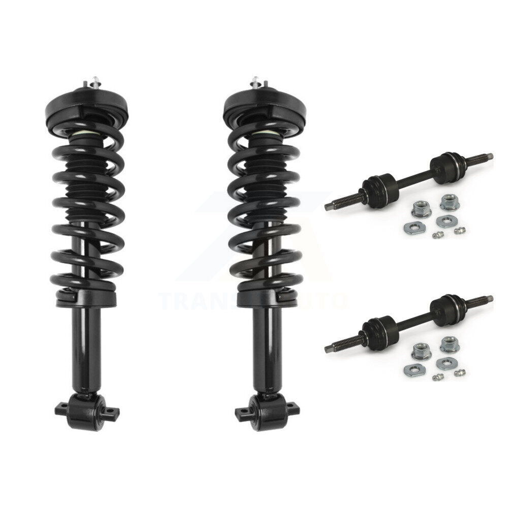 [Avant] Kit d'ensemble de jambe de suspension avec ressort hélicoïdal pour Ford F-150 Excludes Rear Wheel Drive; Fits All Cab Types KSS-100942