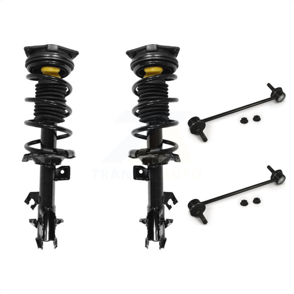 [Avant] Kit d'ensemble de jambe de suspension avec ressort hélicoïdal pour Nissan Versa Cube KSS-100945 par Transit Auto