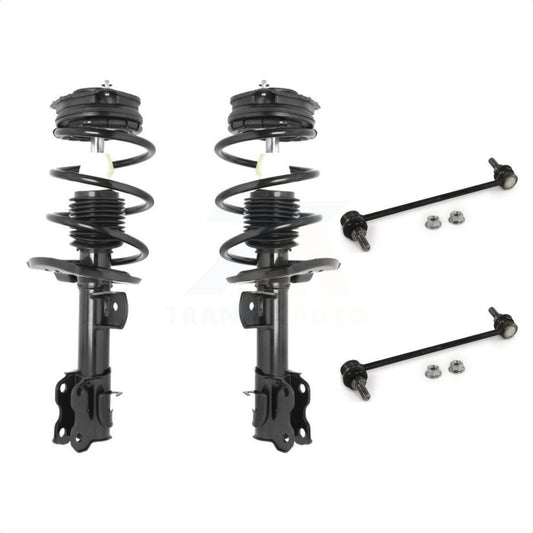 [Avant] Kit d'ensemble de jambe de suspension avec ressort hélicoïdal pour 2013-2019 Nissan Sentra KSS-100952 par Transit Auto