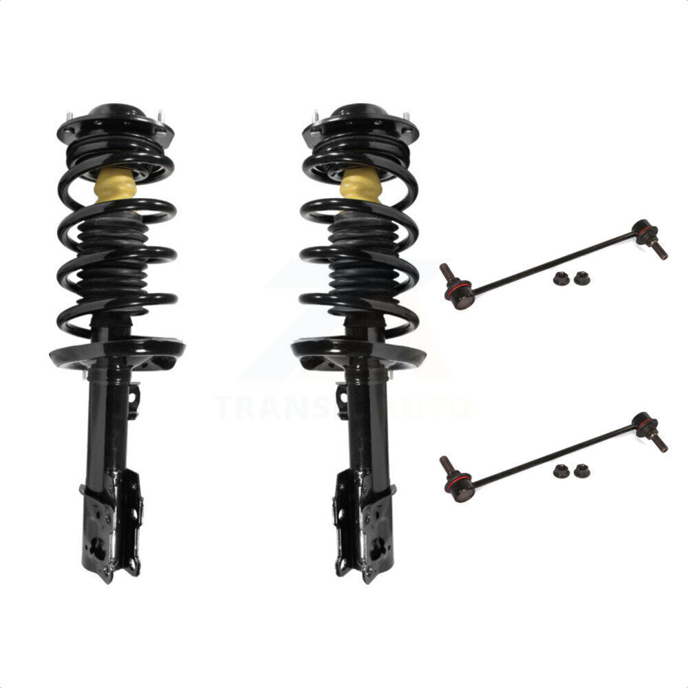 [Avant] Kit d'ensemble de jambe de suspension avec ressort hélicoïdal pour Chevrolet Malibu Pontiac G6 KSS-100979 par Transit Auto