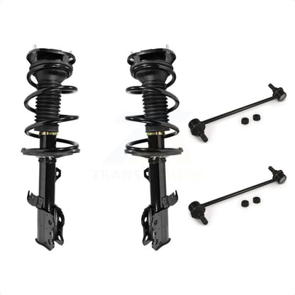[Avant] Kit d'ensemble de jambe de suspension avec ressort hélicoïdal pour 2003-2008 Toyota Corolla KSS-101001 par Transit Auto