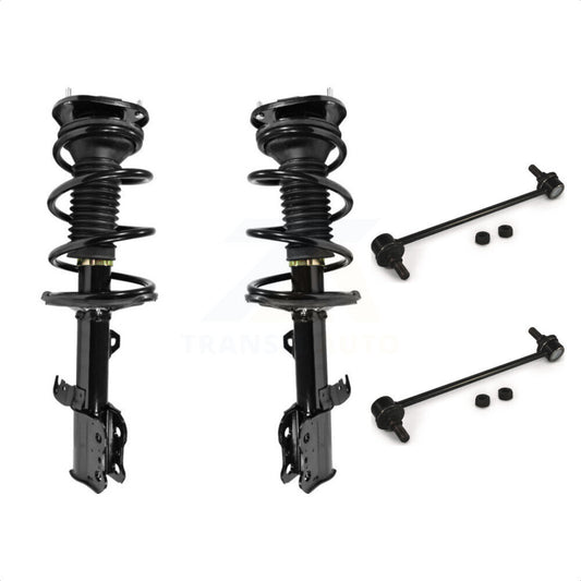 [Avant] Kit d'ensemble de jambe de suspension avec ressort hélicoïdal pour 2003-2008 Toyota Corolla KSS-101001 par Transit Auto