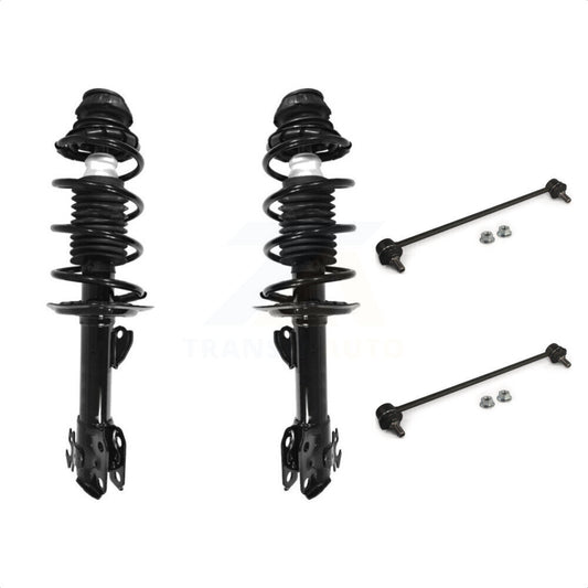 [Avant] Kit d'ensemble de jambe de suspension avec ressort hélicoïdal pour 2006-2015 Toyota Yaris KSS-101005 par Transit Auto