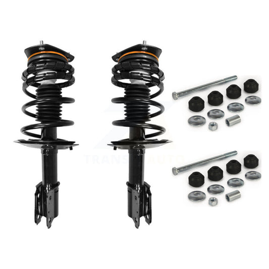 [Avant] Kit d'ensemble de jambe de suspension avec ressort hélicoïdal pour Chevrolet Impala Buick Century LaCrosse Monte Carlo Pontiac Grand Prix Regal Allure Excludes 17" 18" Wheels Police Taxi Models KSS-101047