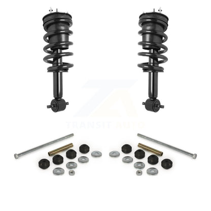 [Avant] Ensemble de jambe de suspension avec ressort hélicoïdal pour GMC Sierra 1500 Chevrolet Silverado LD Limited RWD KSS-101054