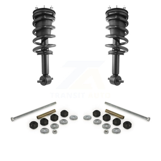[Avant] Ensemble de jambe de suspension avec ressort hélicoïdal pour GMC Sierra 1500 Chevrolet Silverado LD Limited 4WD KSS-101055