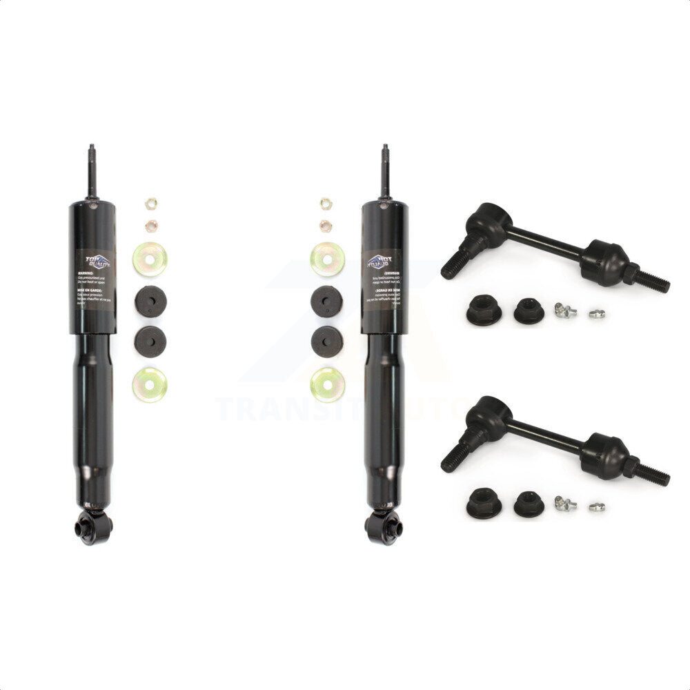 [Avant] Kit d'amortisseur de suspension pour 2004 Ford F-150 Heritage XL XLT avec 4WD 11th Digit Of Vin Is K N or F KSS-101062 par Transit Auto