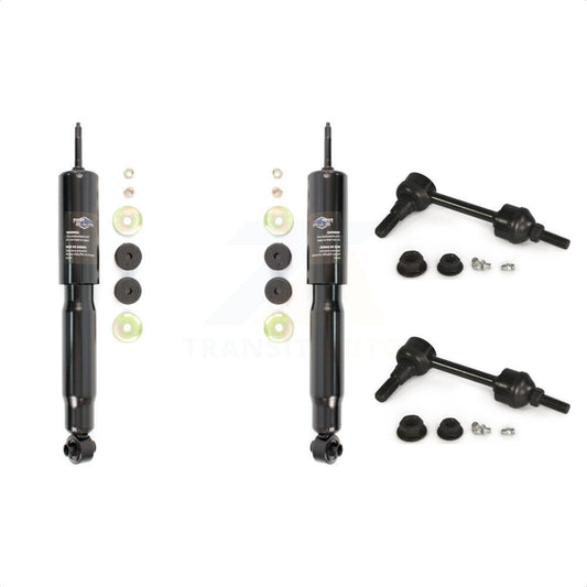 [Avant] Kit d'amortisseur de suspension pour 2004 Ford F-150 Heritage XL XLT avec 4WD 11th Digit Of Vin Is K N or F KSS-101062 par Transit Auto