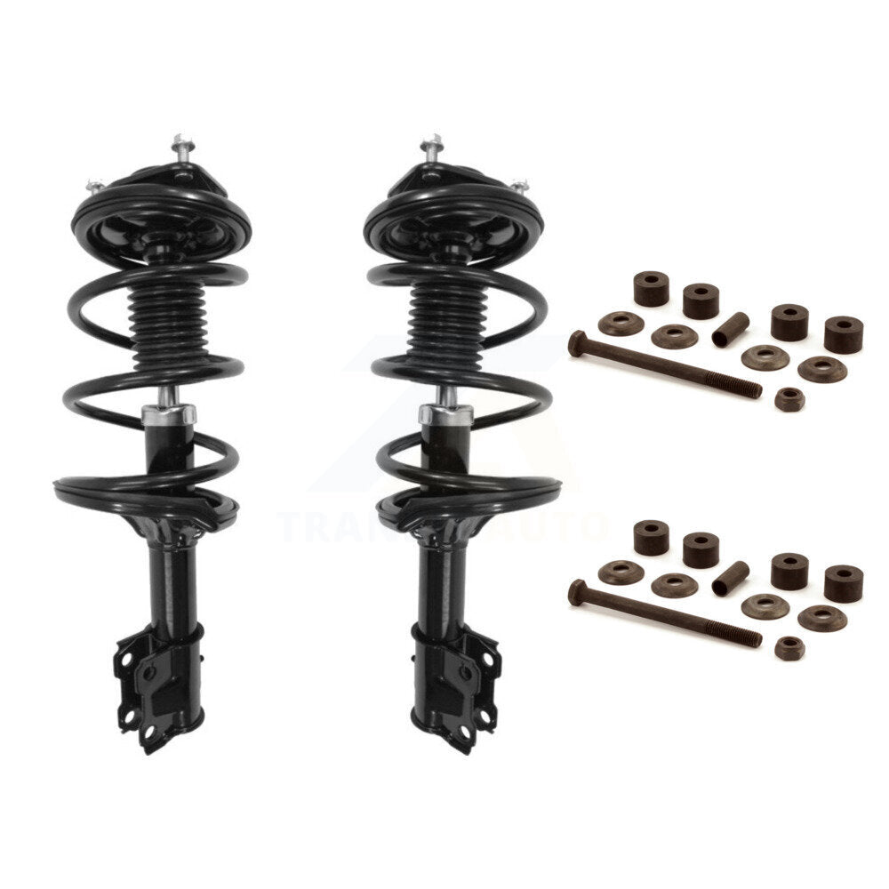 [Avant] Kit d'ensemble de jambe de suspension avec ressort hélicoïdal pour Mitsubishi Lancer Excludes Sportback; 2002-2005 ES Models KSS-101106