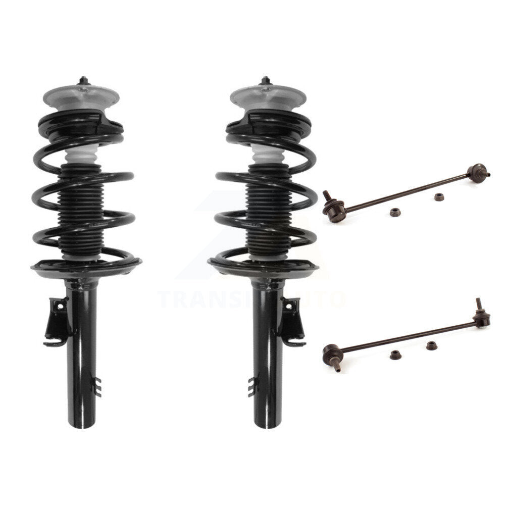 [Avant] Kit d'ensemble de jambe de suspension avec ressort hélicoïdal pour 2004-2010 BMW X3 KSS-101110