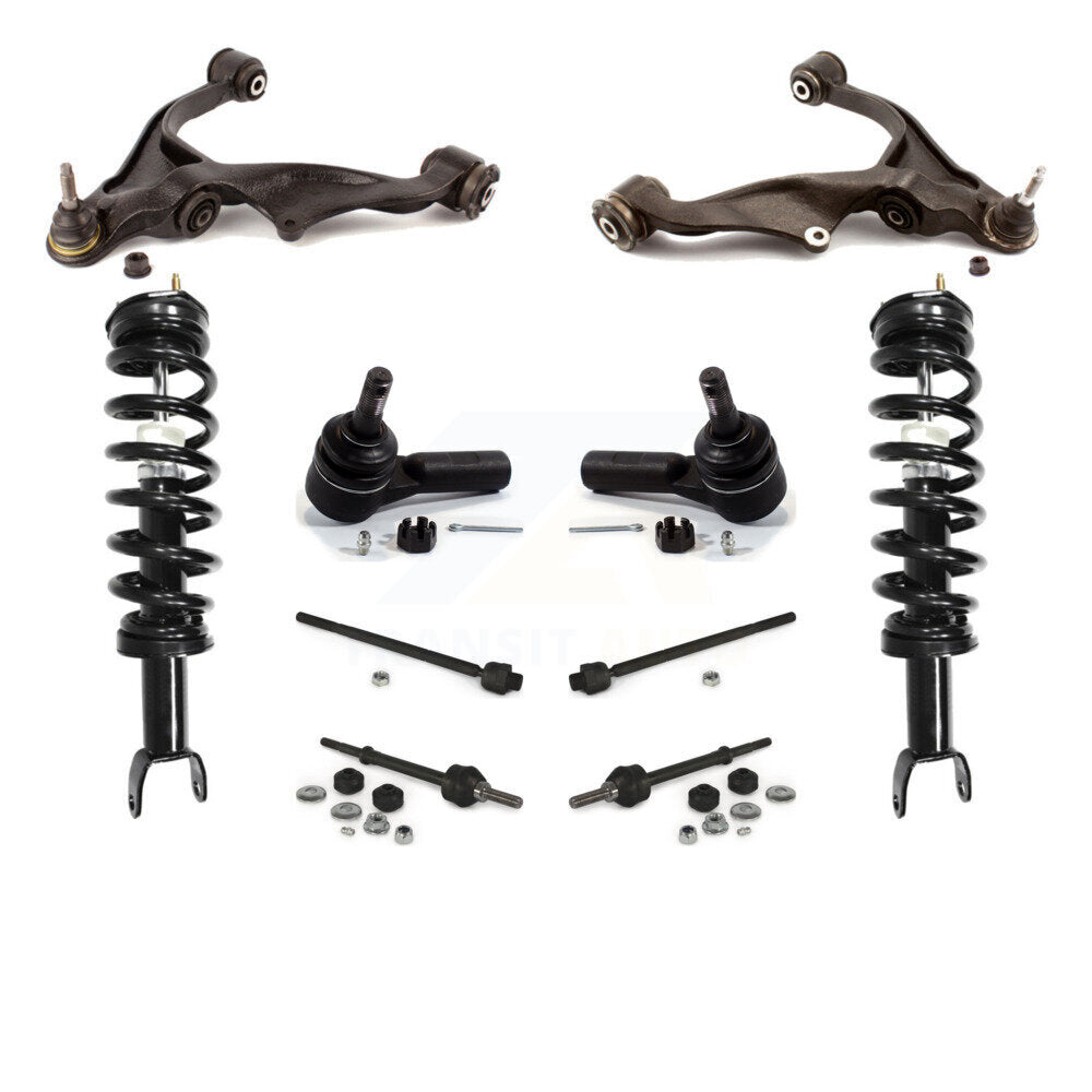 [Avant] Kit d'ensemble de bras de suspension et joint à rotule pour Ram 1500 Dodge Excludes Rear Wheel Drive TRX Models avec Air Ride/Lift Suspension 4WD KSS-103925