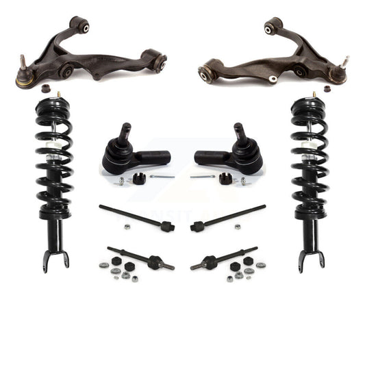 [Avant] Kit d'ensemble de bras de suspension et joint à rotule pour Ram 1500 Dodge Excludes Rear Wheel Drive TRX Models avec Air Ride/Lift Suspension 4WD KSS-103925