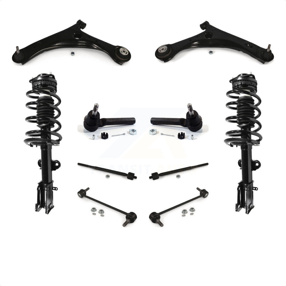 [Avant] Kit d'ensemble de bras de suspension et joint à rotule pour Dodge Grand Caravan Chrysler Town & Country Ram C/V Excludes Models avec Nivomat Rear Suspension KSS-103926 par Transit Auto