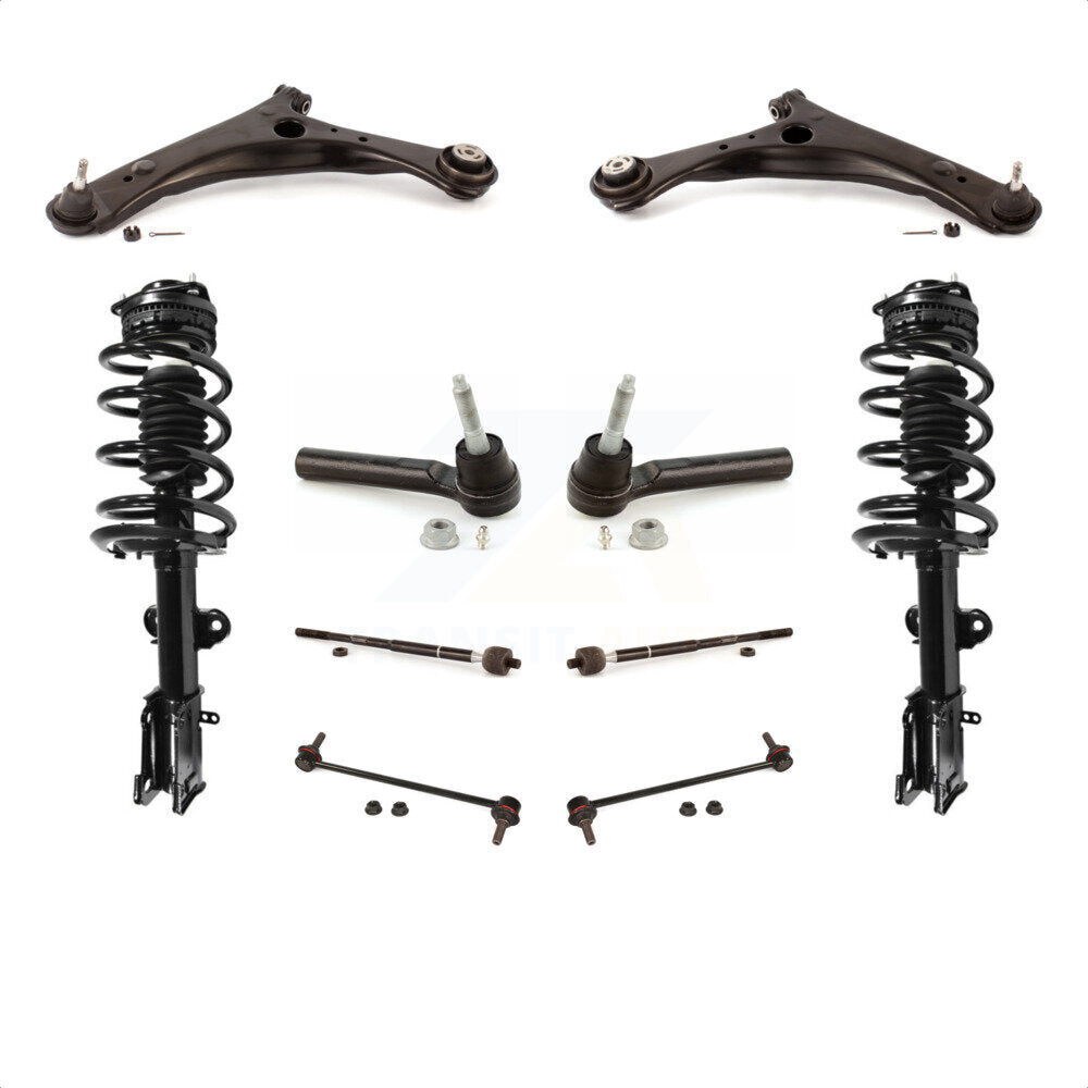 [Avant] Kit d'ensemble de bras de suspension et joint à rotule pour Dodge Grand Caravan Chrysler Town & Country Ram C/V Excludes Models avec Nivomat Rear Suspension KSS-103953 par Transit Auto