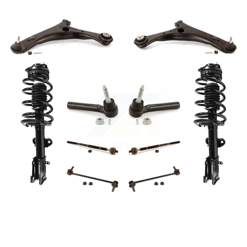 [Avant] Kit d'ensemble de bras de suspension et joint à rotule pour 2008-2010 Chrysler Town & Country Dodge Grand Caravan Excludes Models avec Nivomat Rear Suspension KSS-103954