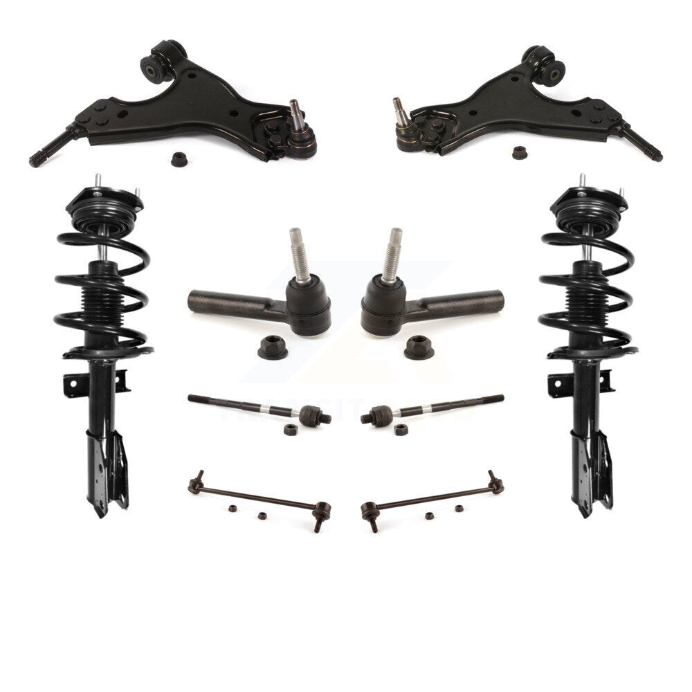 [Avant] Kit d'ensemble de bras de suspension et joint à rotule pour GMC Acadia Chevrolet Traverse Buick Enclave Saturn Outlook KSS-103956