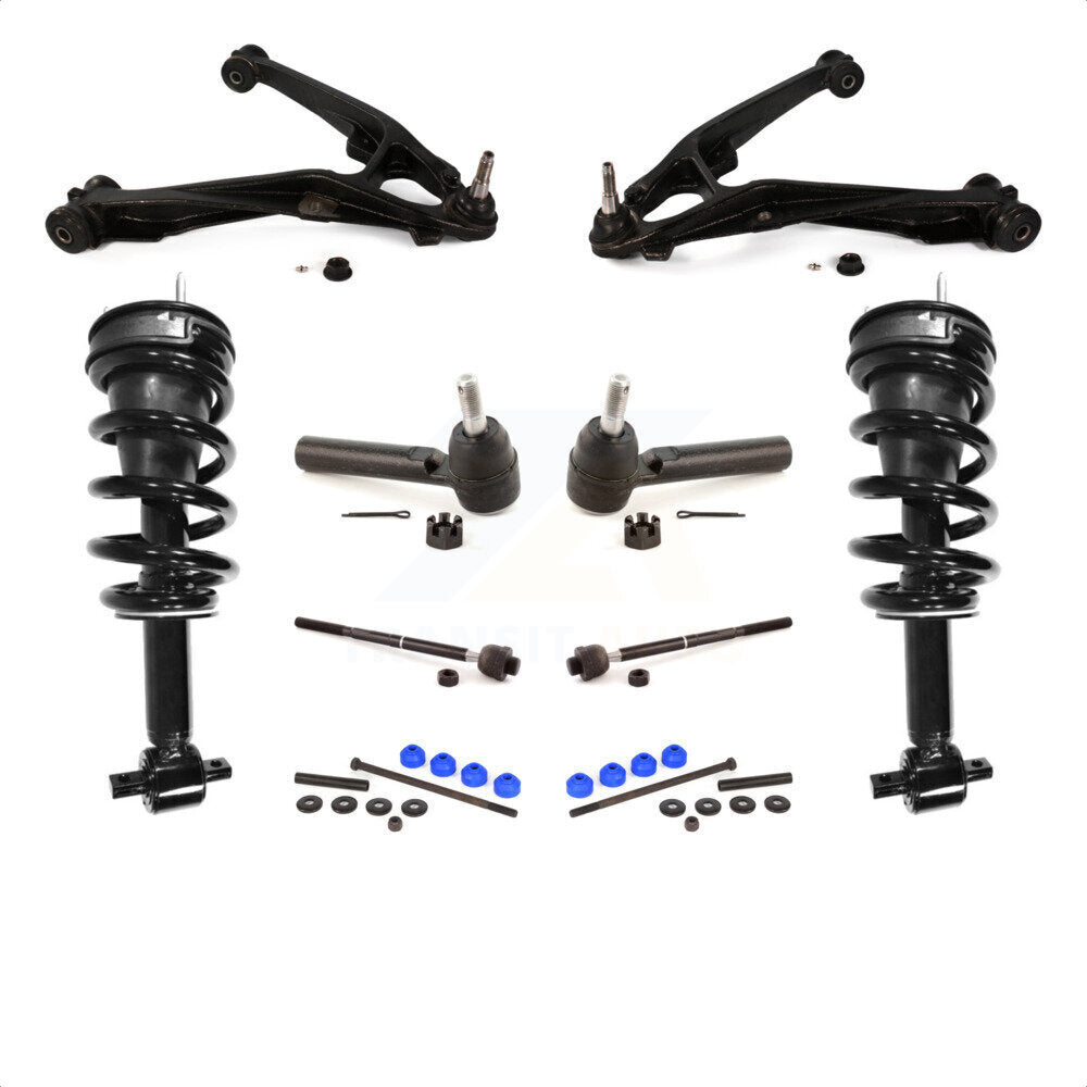 [Avant] Kit d'ensemble de bras de suspension et joint à rotule pour Chevrolet GMC Suburban 1500 Tahoe Yukon Cadillac XL Avalanche Escalade ESV KSS-103966 par Transit Auto