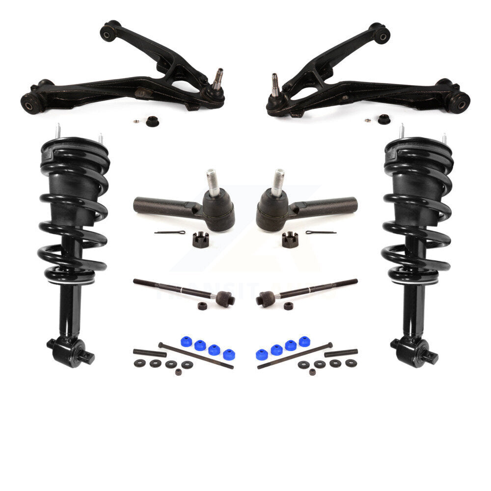 [Avant] Kit d'ensemble de bras de suspension et joint à rotule pour Chevrolet Silverado 1500 GMC Sierra Excludes Electronic KSS-103968