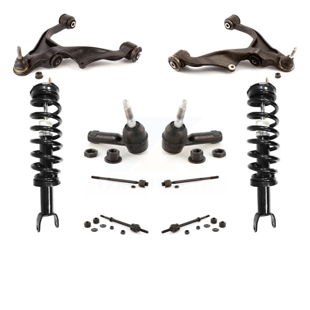[Avant] Kit d'ensemble de bras de suspension et joint à rotule pour Ram 1500 Dodge Excludes Rear Wheel Drive TRX Models avec Air Ride/Lift Suspension 4WD KSS-103974