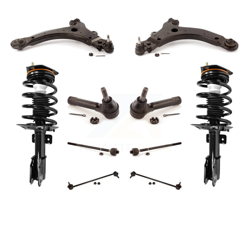 [Avant] Kit d'ensemble de bras de suspension et joint à rotule pour 2005 Pontiac Montana Base avec FWD Excludes All Wheel Drive KSS-103983