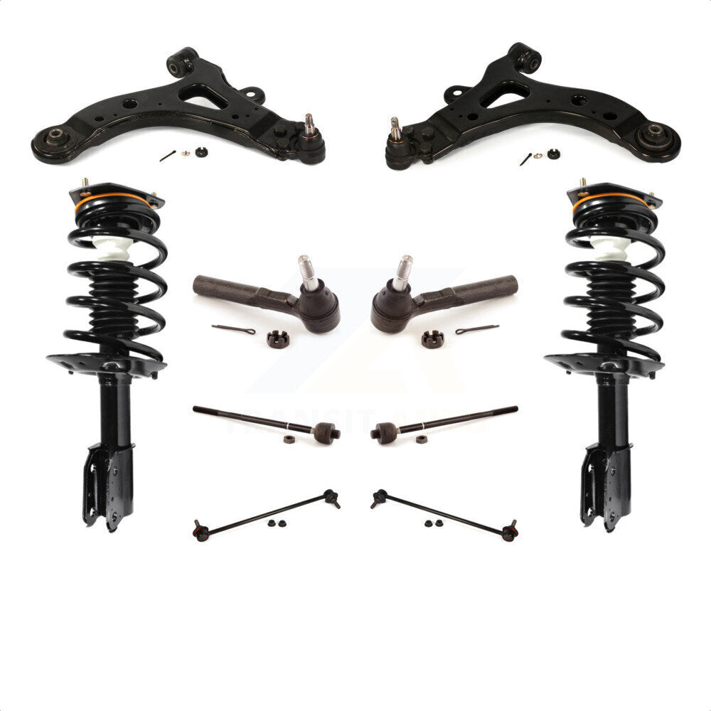 [Avant] Kit d'ensemble de bras de suspension et joint à rotule pour 2005 Pontiac Montana SV6 avec FWD avec Mounting Tab KSS-103985 par Transit Auto