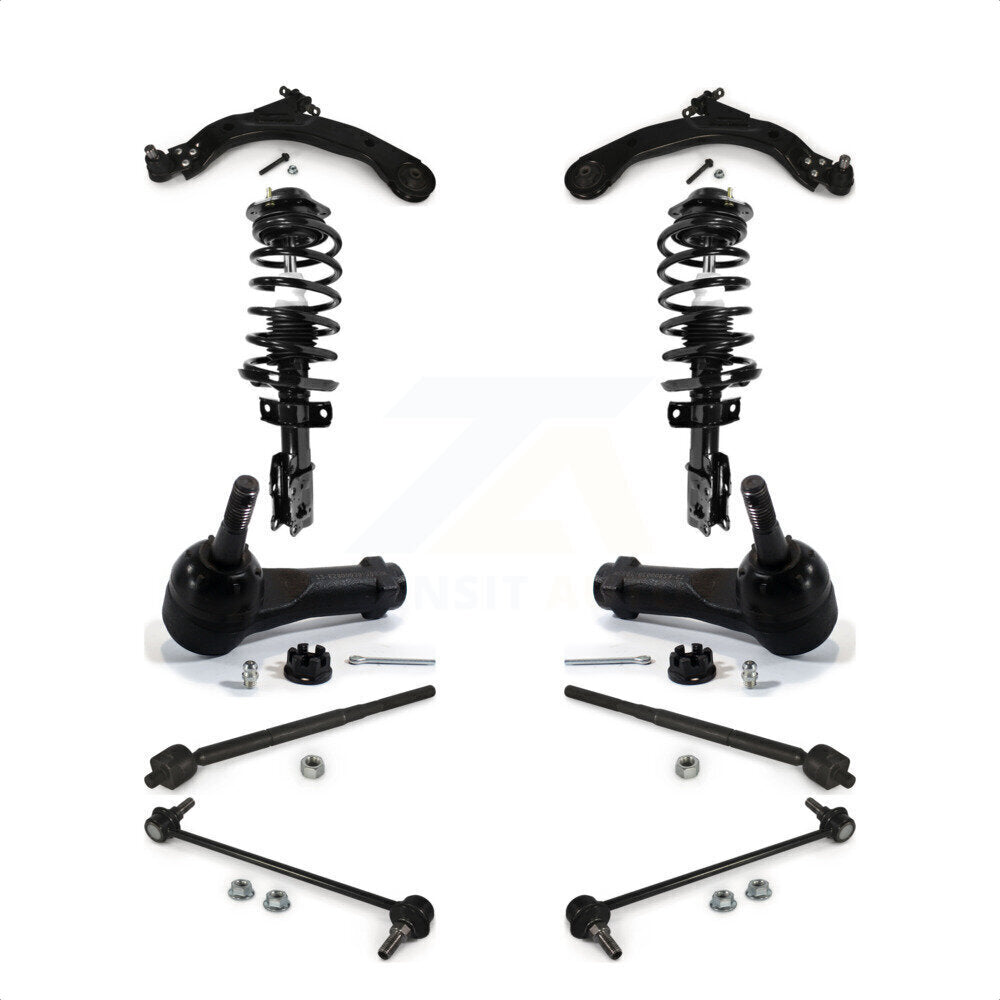 [Avant] Kit d'ensemble de bras de suspension et joint à rotule pour Pontiac G5 Pursuit avec FE1 11.80" Center To longueur KSS-103992 par Transit Auto