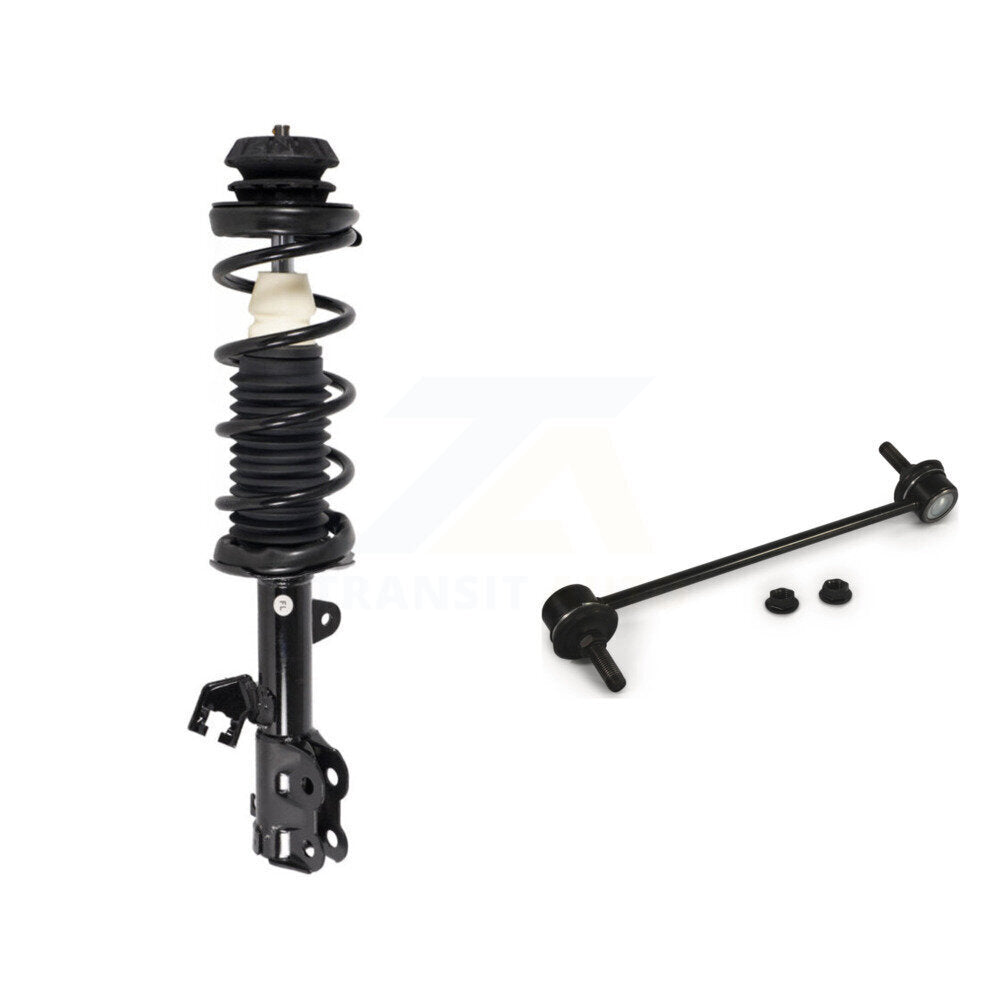 [Avant Gauche] Ensemble de jambe de suspension avec ressort hélicoïdal pour Nissan Versa Note KSS-104468