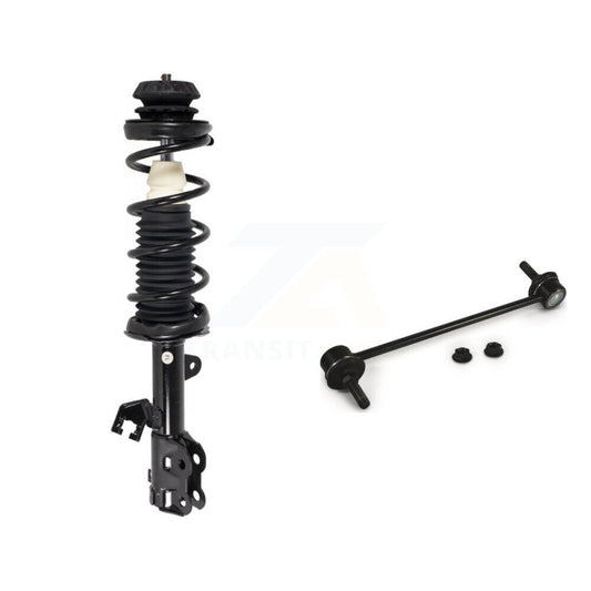 [Avant Gauche] Ensemble de jambe de suspension avec ressort hélicoïdal pour Nissan Versa Note KSS-104468