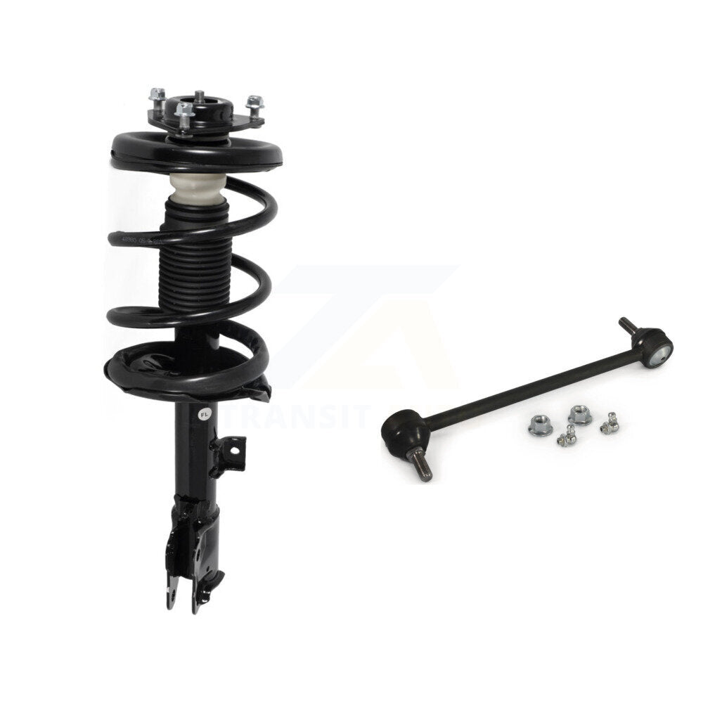 [Avant Gauche] Ensemble de jambe de suspension avec ressort hélicoïdal pour Mitsubishi Outlander KSS-104480
