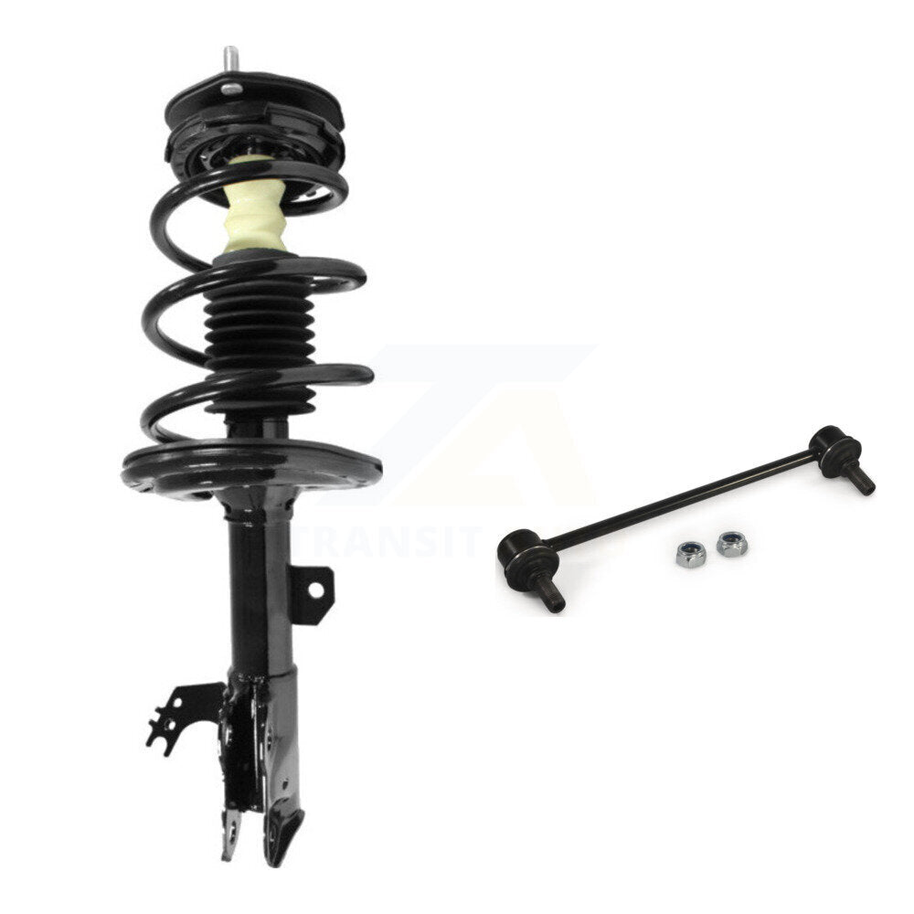 [Avant Gauche] Ensemble de jambe de suspension avec ressort hélicoïdal pour Toyota Camry KSS-104487