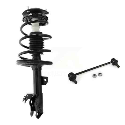 [Avant Gauche] Ensemble de jambe de suspension avec ressort hélicoïdal pour 12-17 Toyota Camry LE/Hybrid XLE/XLE KSS-104488