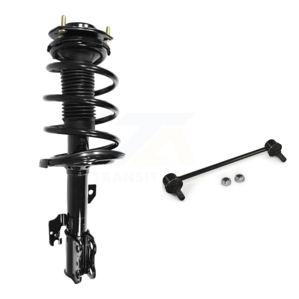 [Avant Gauche] Ensemble de jambe de suspension avec ressort hélicoïdal pour Toyota Camry KSS-104489