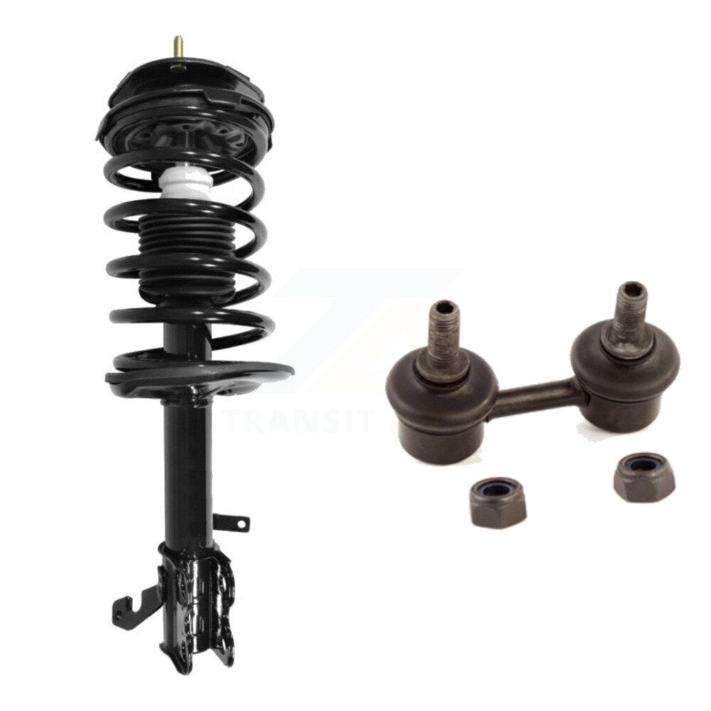 [Avant Gauche] Ensemble de jambe de suspension avec ressort hélicoïdal pour Toyota Corolla Chevrolet Prizm KSS-104510