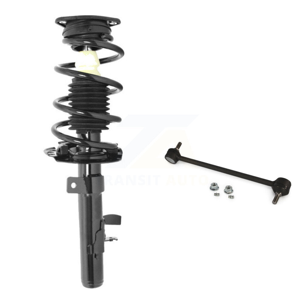 [Avant Gauche] Ensemble de jambe de suspension avec ressort hélicoïdal pour 2013-2019 Ford Escape KSS-104518
