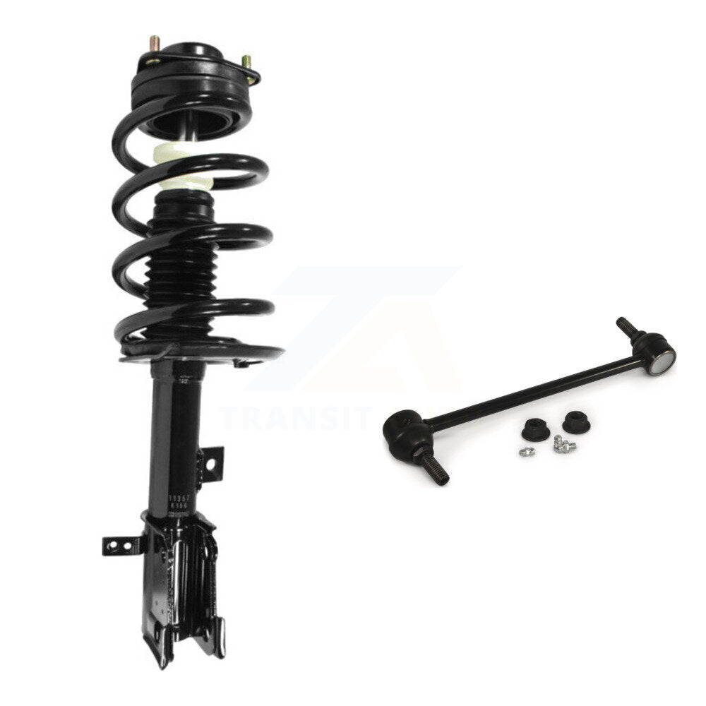 [Avant Gauche] Ensemble de jambe de suspension avec ressort hélicoïdal pour Dodge Journey Excludes 4 Cylinder Engine KSS-104532