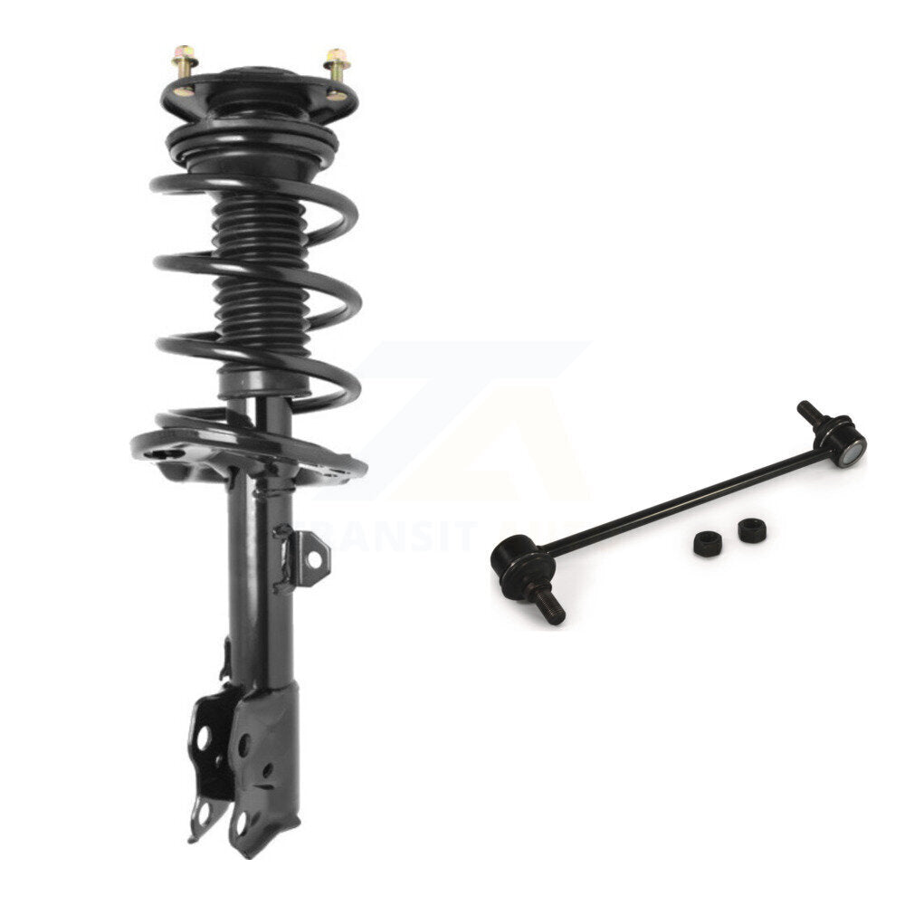 [Avant Gauche] Ensemble de jambe de suspension avec ressort hélicoïdal pour Toyota Corolla KSS-104543