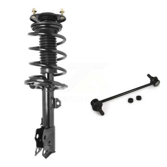 [Avant Gauche] Ensemble de jambe de suspension avec ressort hélicoïdal pour Toyota Corolla KSS-104543