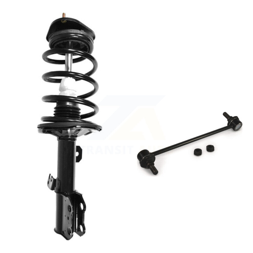 [Avant Gauche] Ensemble de jambe de suspension avec ressort hélicoïdal pour 2003-2008 Toyota Matrix Pontiac Vibe KSS-104544