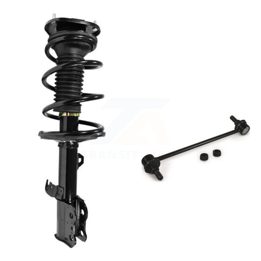 [Avant Gauche] Ensemble de jambe de suspension avec ressort hélicoïdal pour 2003-2008 Toyota Corolla KSS-104545