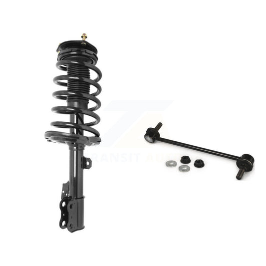 [Avant Gauche] Ensemble de jambe de suspension avec ressort hélicoïdal pour 05-10 Toyota Sienna FWD AWD 8 Passenger Only KSS-104548