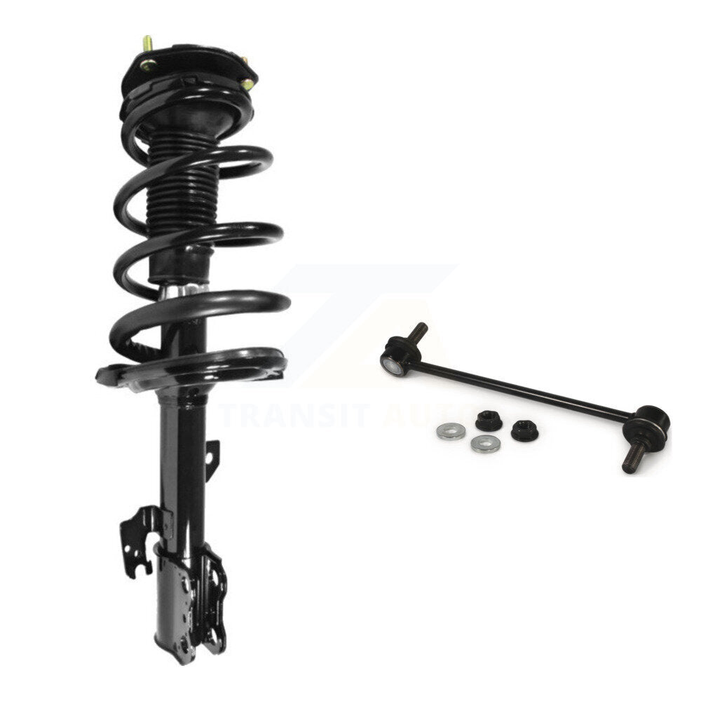 [Avant Gauche] Ensemble de jambe de suspension avec ressort hélicoïdal pour Toyota Sienna FWD KSS-104549