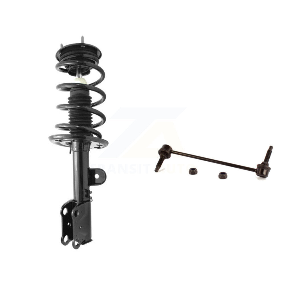 [Avant Gauche] Ensemble de jambe de suspension avec ressort hélicoïdal pour 2013-2019 Ford Flex Lincoln MKT KSS-104582