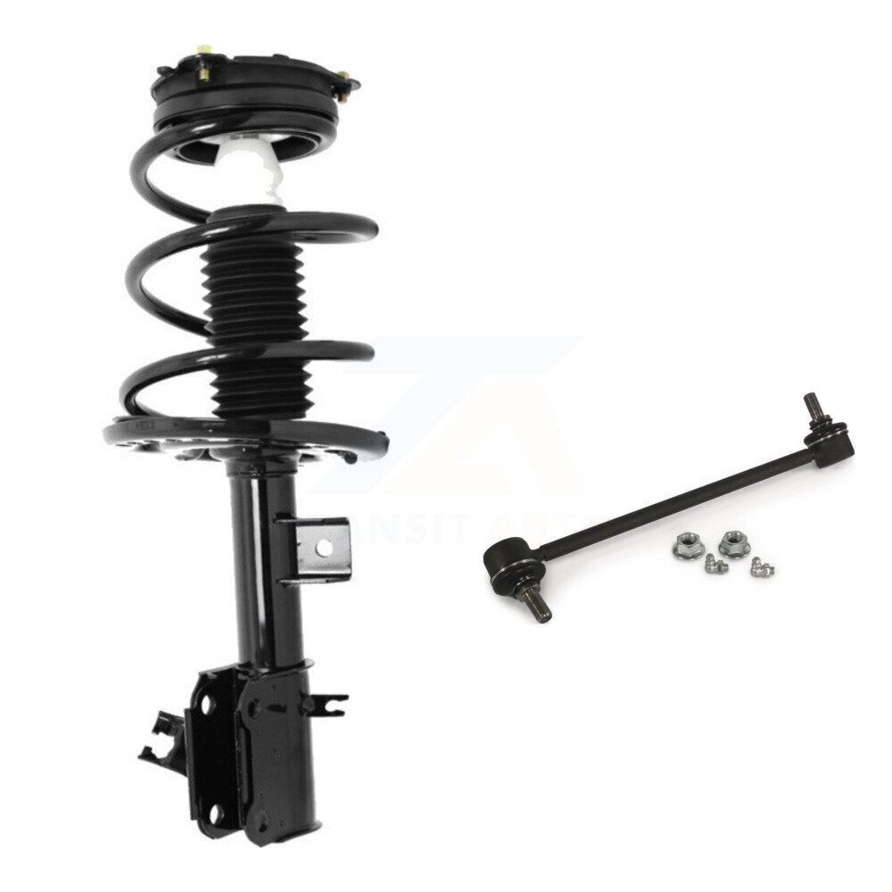 [Avant Gauche] Ensemble de jambe de suspension avec ressort hélicoïdal pour 13-18 Nissan Altima Excludes Coupe V6 Engine KSS-104585
