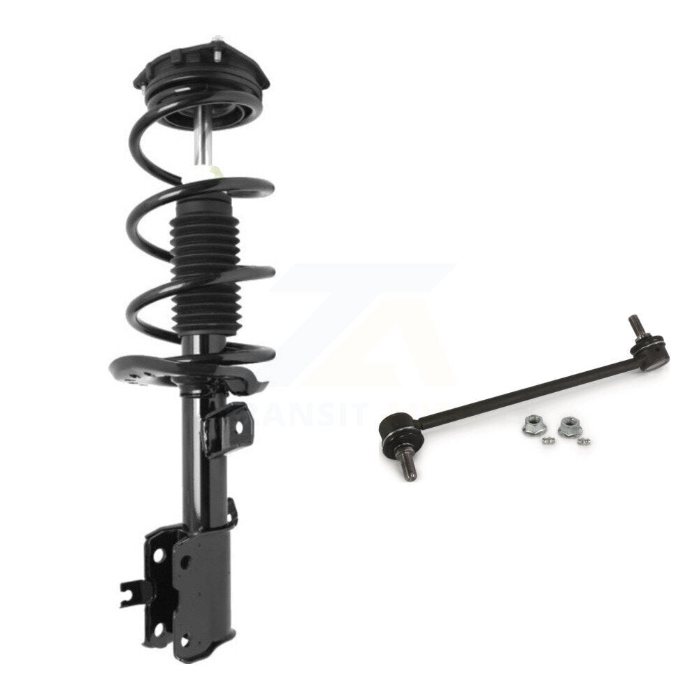 [Avant Gauche] Ensemble de jambe de suspension avec ressort hélicoïdal pour Nissan Rogue Select AWD KSS-104598